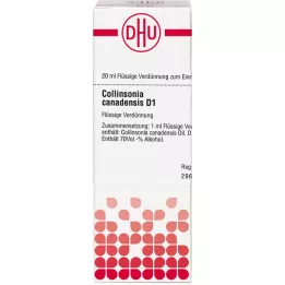 COLLINSONIA CANADENSIS D 1 fortynding, 20 ml