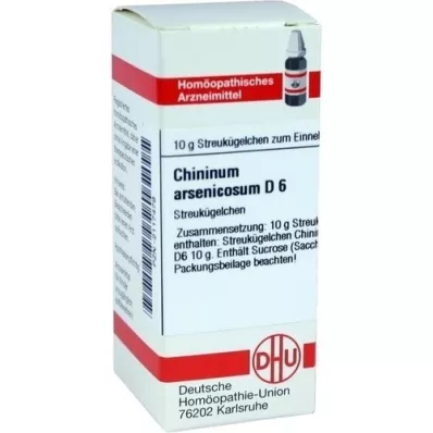 CHININUM ARSENICOSUM D 6 kugler, 10 g