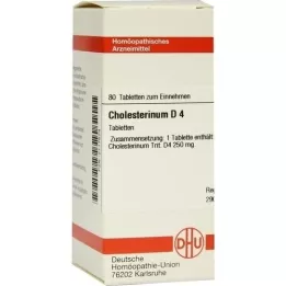 CHOLESTERINUM D 4 tabletter, 80 stk