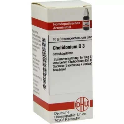 CHELIDONIUM D 3 kugler, 10 g