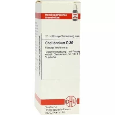 CHELIDONIUM D 30 Fortynding, 20 ml