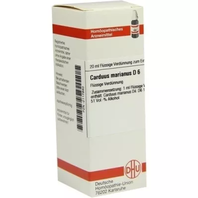 CARDUUS MARIANUS D6 Fortynding, 20 ml