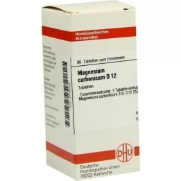 MAGNESIUM CARBONICUM D 12 tabletter, 80 stk