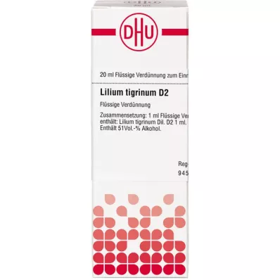 LILIUM TIGRINUM D 2 Fortynding, 20 ml