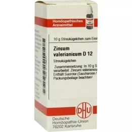 ZINCUM VALERIANICUM D 12 kugler, 10 g