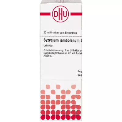 SYZYGIUM JAMBOLANUM Moder tinktur D 1, 20 ml