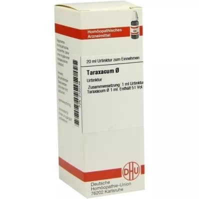 TARAXACUM Moder tinktur, 20 ml TARAXACUM Moder tinktur, 20 ml