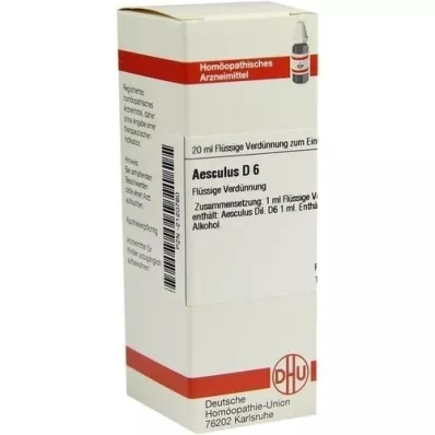 AESCULUS D6 Fortynding, 20 ml
