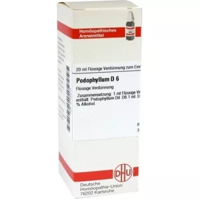 PODOPHYLLUM D6 Fortynding, 20 ml
