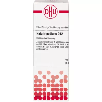 NAJA TRIPUDIANS D 12 Fortynding, 20 ml