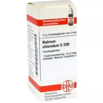 NATRIUM CHLORATUM D 200 kugler, 10 g