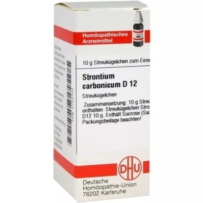 STRONTIUM CARBONICUM D 12 kugler, 10 g