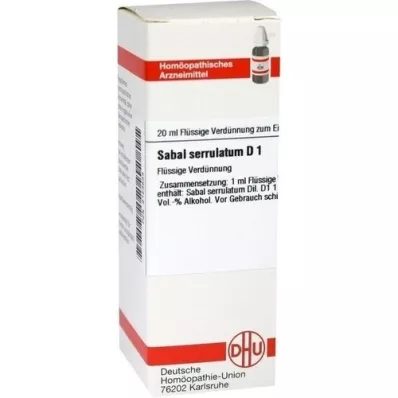 SABAL SERRULATUM D 1 fortynding, 20 ml