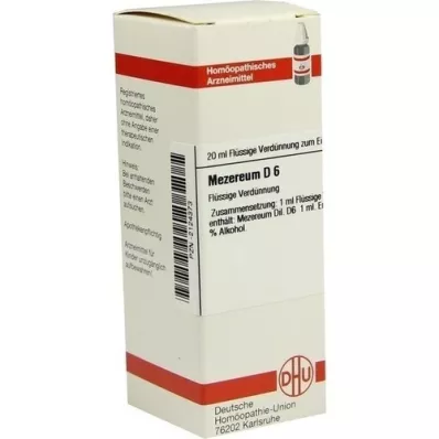 MEZEREUM D6 Fortynding, 20 ml