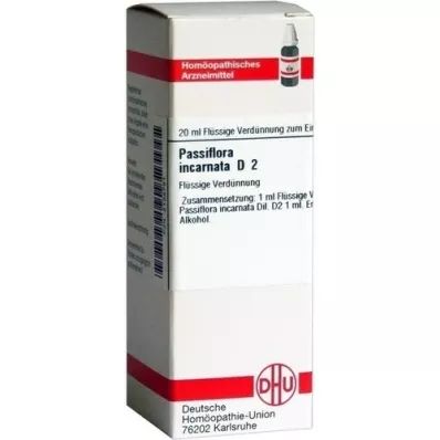 PASSIFLORA INCARNATA D 2 Fortynding, 20 ml