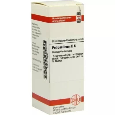 PETROSELINUM D6 Fortynding, 20 ml