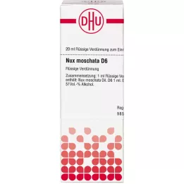 NUX MOSCHATA D6 Fortynding, 20 ml