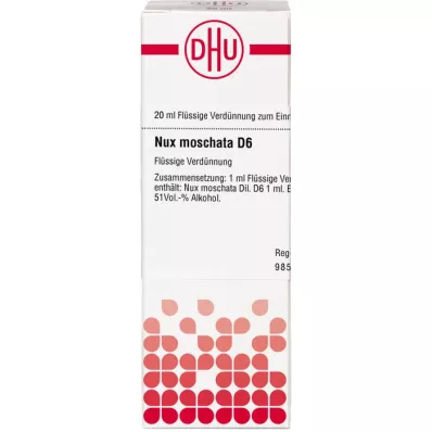 NUX MOSCHATA D6 Fortynding, 20 ml