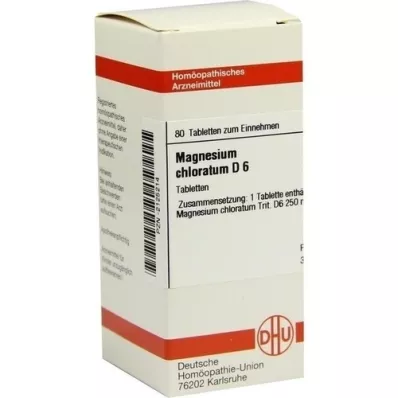 MAGNESIUM CHLORATUM D 6 tabletter, 80 stk