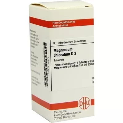 MAGNESIUM CHLORATUM D 3 tabletter, 80 stk