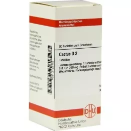CACTUS D 2 tabletter, 80 stk