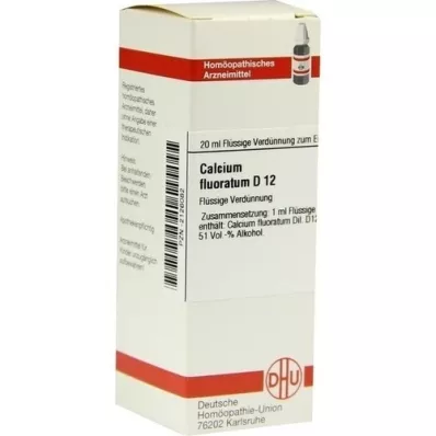 CALCIUM FLUORATUM D 12 Fortynding, 20 ml CALCIUM FLUORATUM D 12 Fortynding, 20 ml