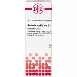 BERBERIS AQUIFOLIUM D3-fortynding, 20 ml