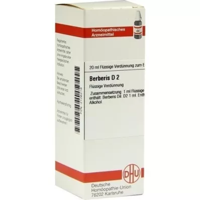 BERBERIS D 2 Fortynding, 20 ml