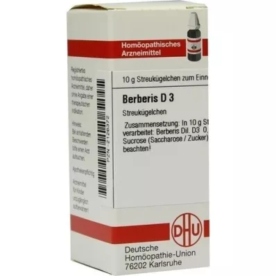 BERBERIS D 3 kugler, 10 g