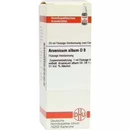 ARSENICUM ALBUM D 8 Fortynding, 20 ml