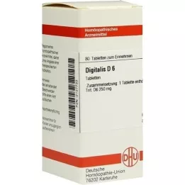 DIGITALIS D 6 tabletter, 80 stk