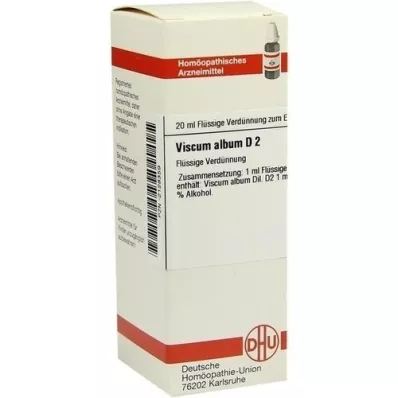 VISCUM ALBUM D 2 Fortynding, 20 ml