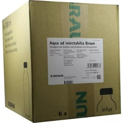 AQUA AD injectabilia med kombinationshætte infusionsopløsning, 6X1000 ml