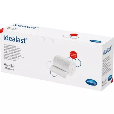 IDEALAST Bandage 6 cmx5 m hvid, 1 stk