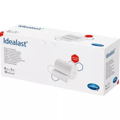 IDEALAST Bandage 8 cmx5 m hvid, 1 stk
