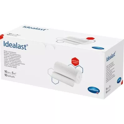 IDEALAST Bandage 10 cmx5 m hvid, 1 stk