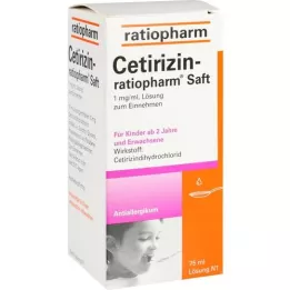 CETIRIZIN-ratiopharm juice, 75 ml