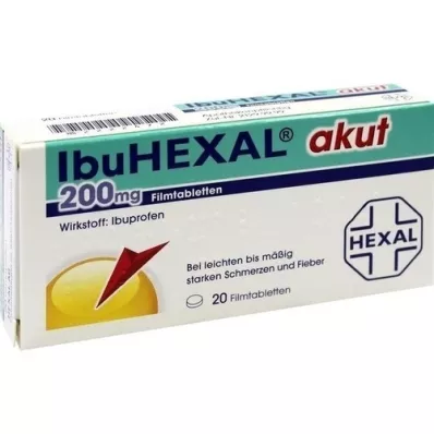 IBUHEXAL akut 200 filmovertrukne tabletter, 20 stk