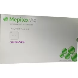 MEPILEX Ag skumbandage 10x20 cm steril, 5 stk