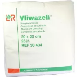 VLIWAZELL Sugekompresser usterile 20x20 cm, 25 stk