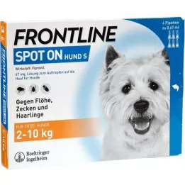 FRONTLINE Plet på H 10 dyrlæge.Løsning, 6 stk