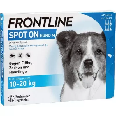 FRONTLINE Plet på H 20 dyrlæge.Løsning, 6 stk