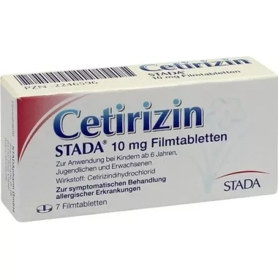 CETIRIZIN STADA 10 mg filmovertrukne tabletter, 7 stk