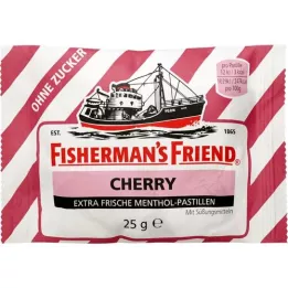 FISHERMANS FRIEND Kirsebær uden sukkerpastiller, 25 g