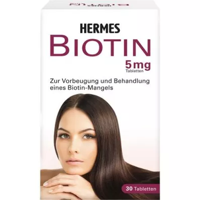 BIOTIN HERMES 5 mg tabletter, 30 stk
