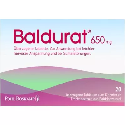 BALDURAT Filmovertrukne tabletter, 20 stk