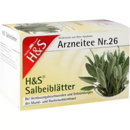 H&amp;S Sage blade te filterposer, 20X1,6 g