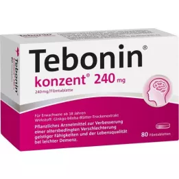 TEBONIN koncentrat 240 mg filmovertrukne tabletter, 80 stk