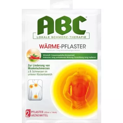 ABC Varmepuds Capsicum Hansaplast med 14x22, 2 stk