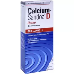 CALCIUM SANDOZ D Osteo brusetabletter, 40 stk